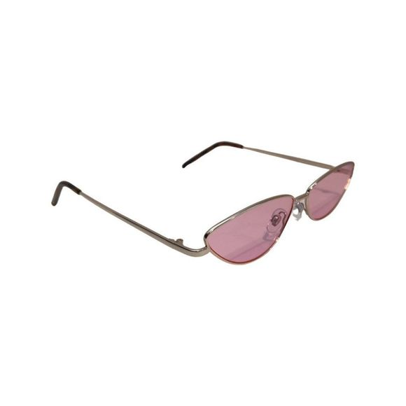 6133 | Pink Slim Cateye Sunglasses - Picture 2 of 5